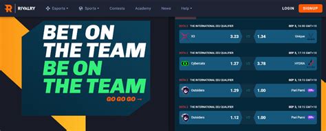 rivalry apostas|Online Betting and Odds on Esports by Rivalry.